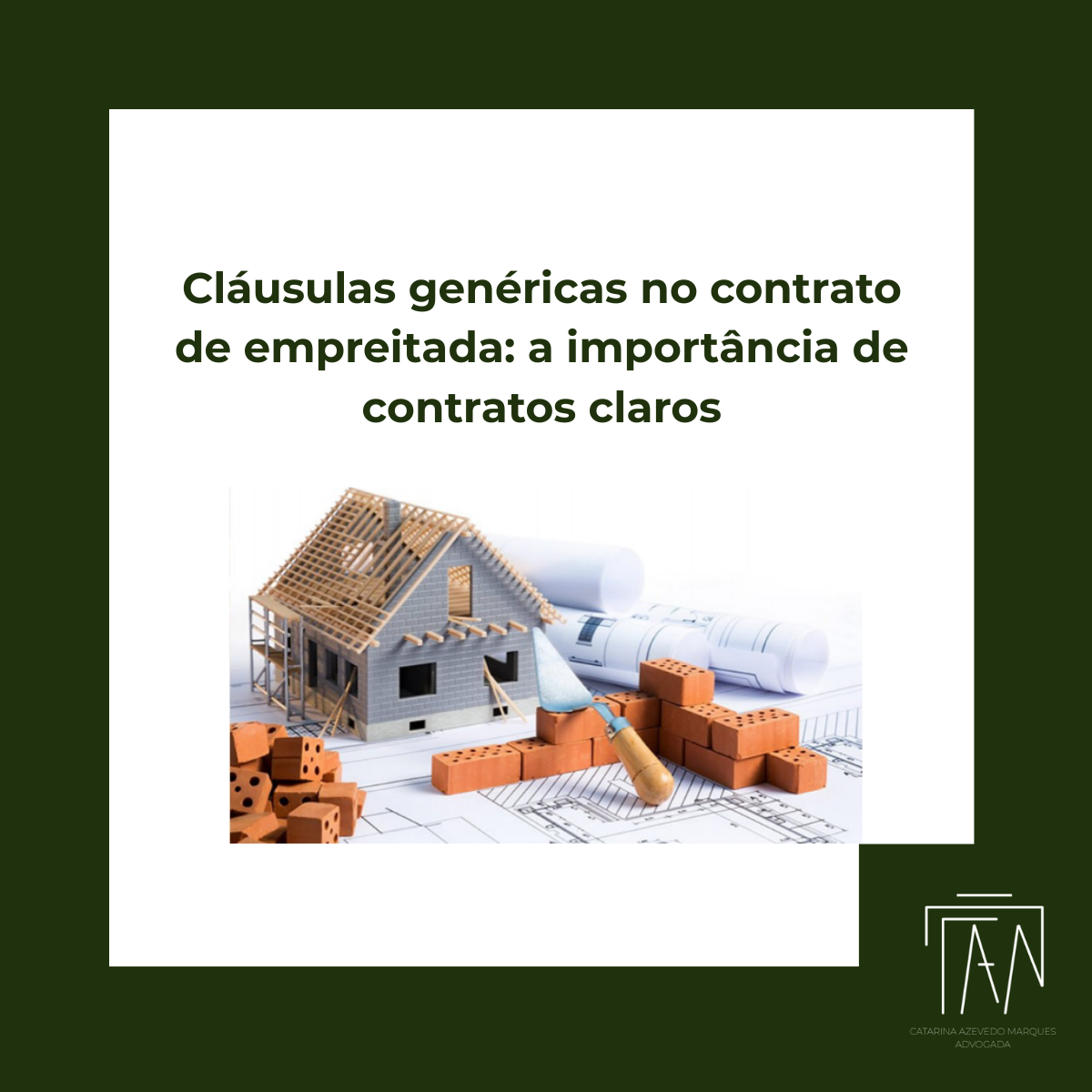 Cláusulas genéricas no contrato de empreitada: a importância de contratos claros